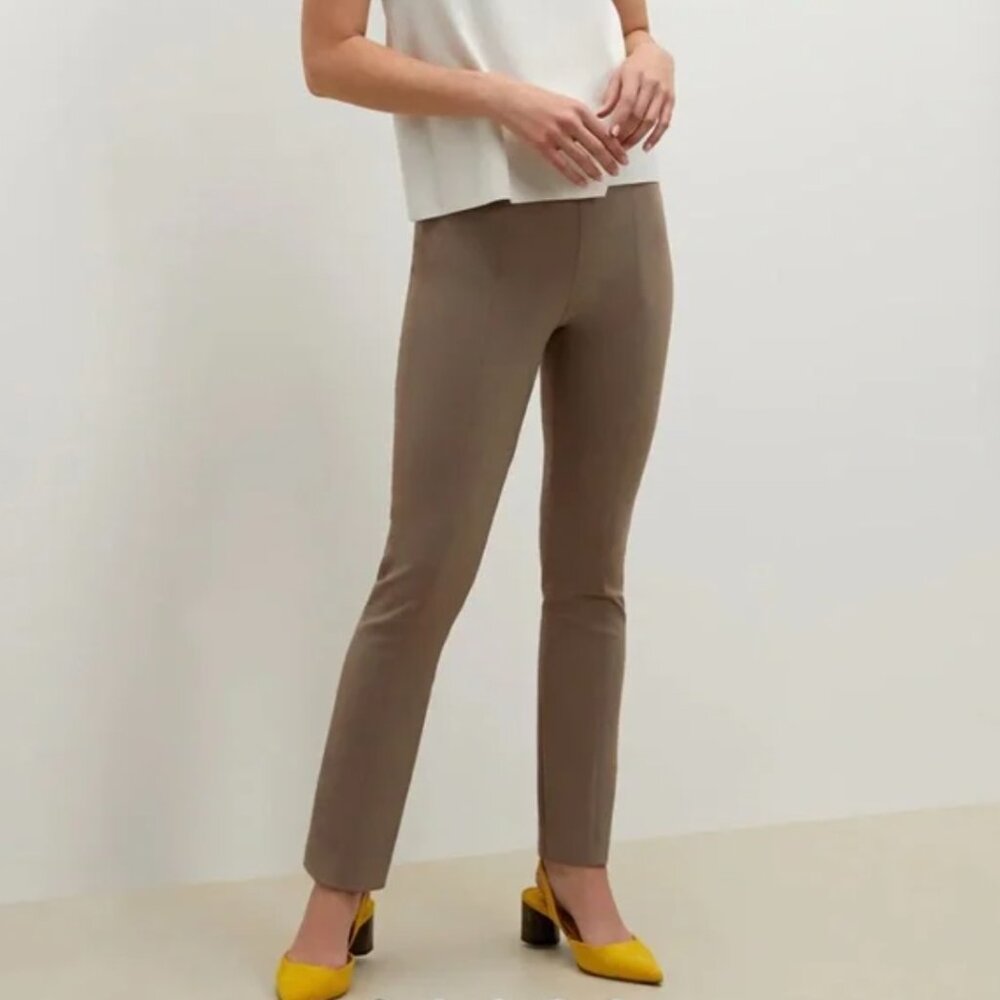 M.M. Lafleur The Foster Pant - Power Stretch in RUSSET Size 16, NWT
